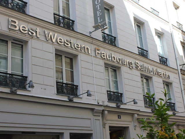 фото отеля Best Western Hotel Faubourg Saint Martin изображение №1