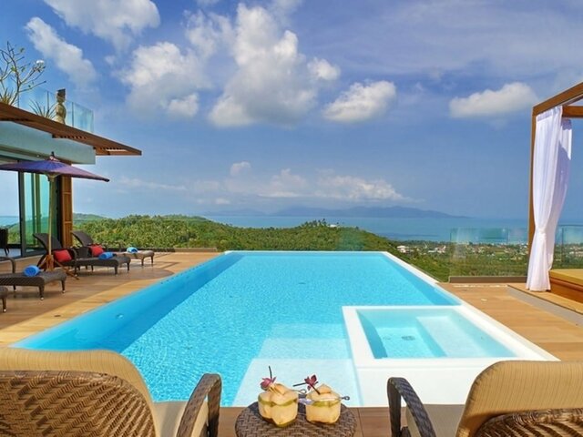 фото отеля 4 Bedroom Sea View Villa Blue Overlooking Chaweng изображение №1