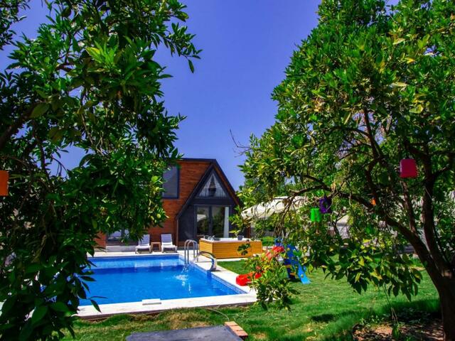 фотографии отеля Villa With Pool, Jacuzzi And Backyard In Inlice изображение №7