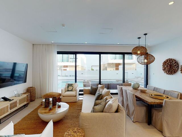 фотографии отеля Sanders Konnos Bay Efterpi - Splendid 4-bedroom Villa With a Side Sea View изображение №3
