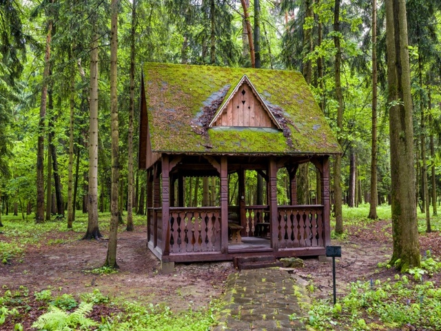 Беседка в лесу фото Отель Атлас Парк (Atlas Park) 4* (Подмосковье, юг) - бронирование номеров 2024, 